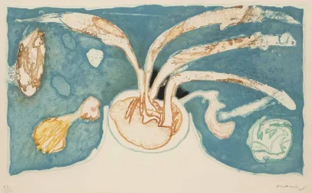 Офорт И Аквитанта Alechinsky - Volcan de nuit