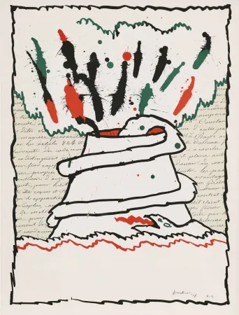 Гашение Alechinsky - Volcan décrit