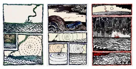 Литография Alechinsky - Volturno I, II, III