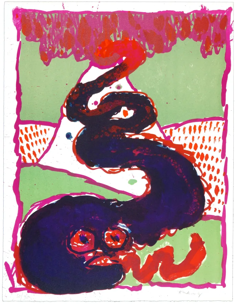Литография Alechinsky - Vulcanalogies I