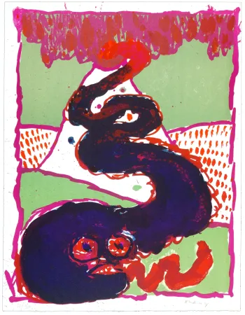 Литография Alechinsky - Vulcanalogies I