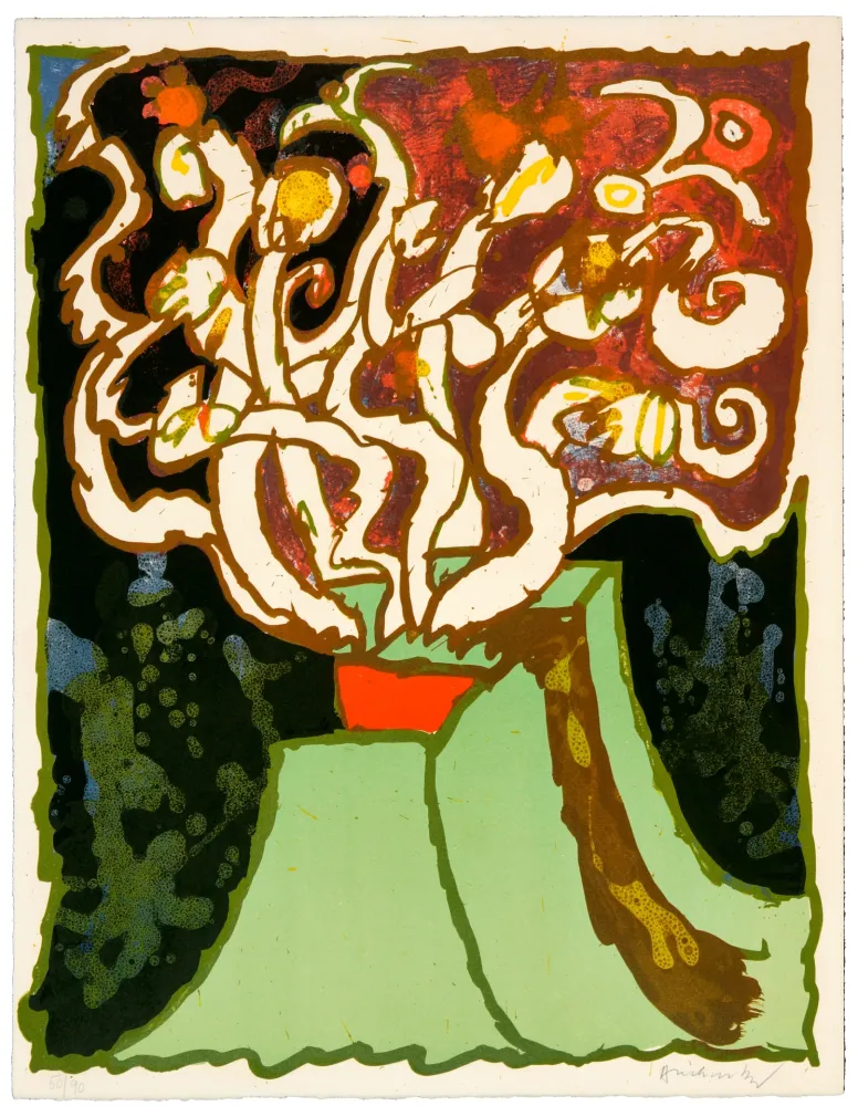 Литография Alechinsky - Vulcanalogies V