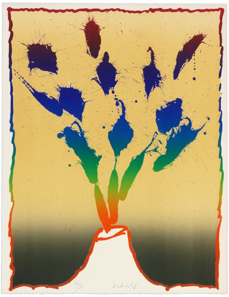 Литография Alechinsky - Vulcanalogies VII