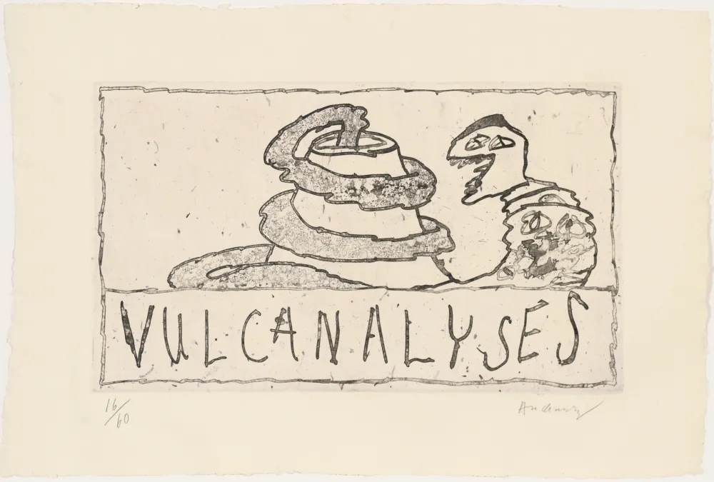 Офорт Alechinsky - Vulcanalyses 01