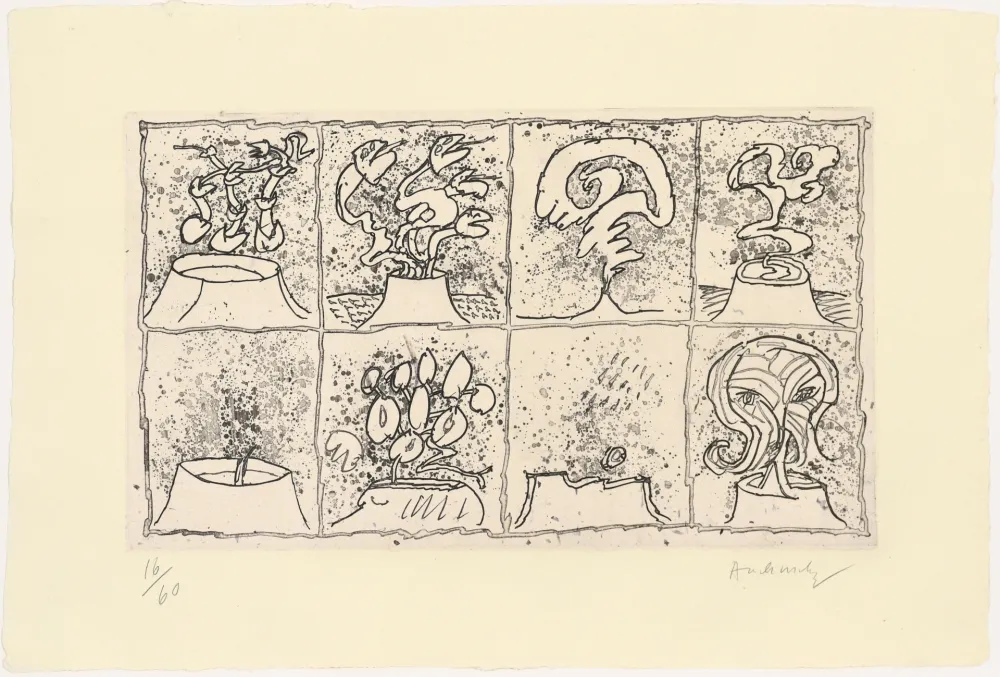 Офорт Alechinsky - Vulcanalyses 02