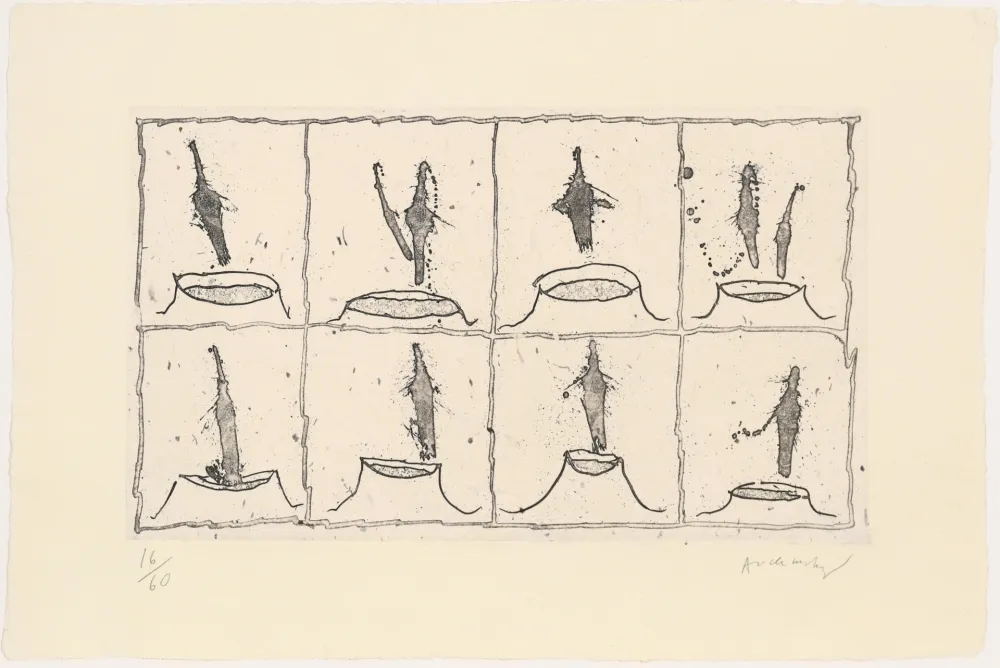 Офорт Alechinsky - Vulcanalyses 04