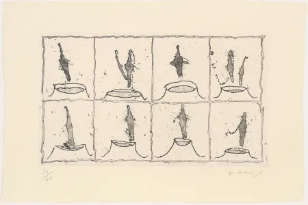 Офорт Alechinsky - Vulcanalyses 04