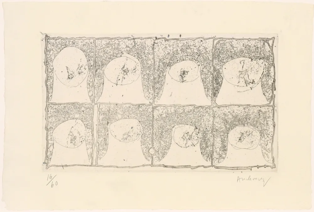 Офорт Alechinsky - Vulcanalyses 06