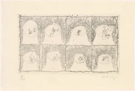 Офорт Alechinsky - Vulcanalyses 06