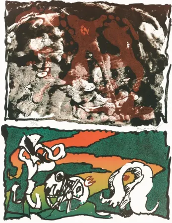 Литография Alechinsky - Vulcanologies