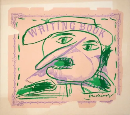 Литография Alechinsky - Writing Book