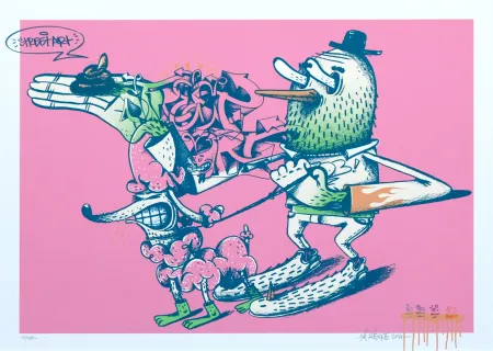 Сериграфия Alexone - Streetart