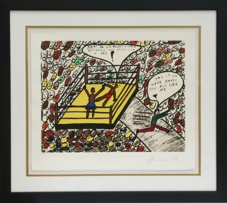 Сериграфия Ali - Sting Like a Bee