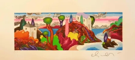 Сериграфия Alinari - Alla stessa ora ma in un cosmo analogo 