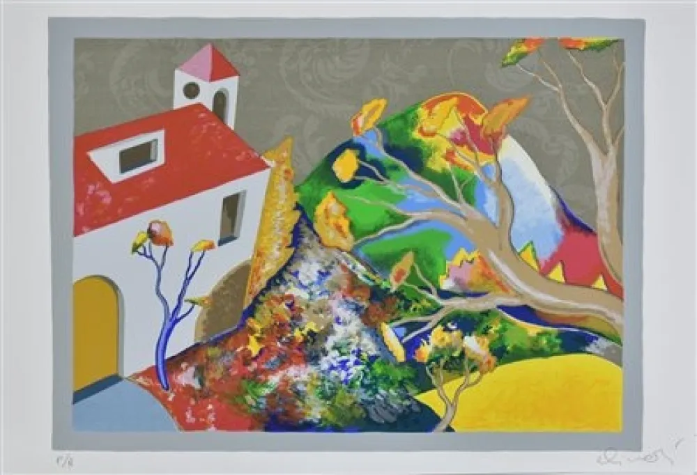 Литография Alinari - Cascinale