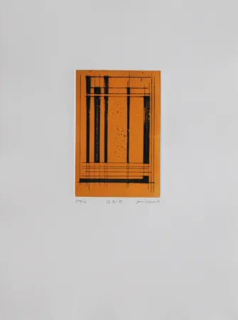 Акватинта Allirand - B XIX