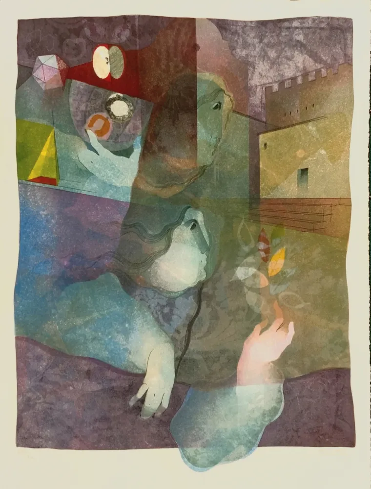 Сериграфия Alvar - LES FADES DE BENDORMIENES