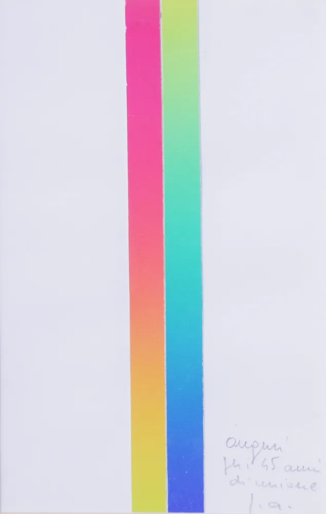 Литография Alviani - CROMIE SPETTROLOGICHE