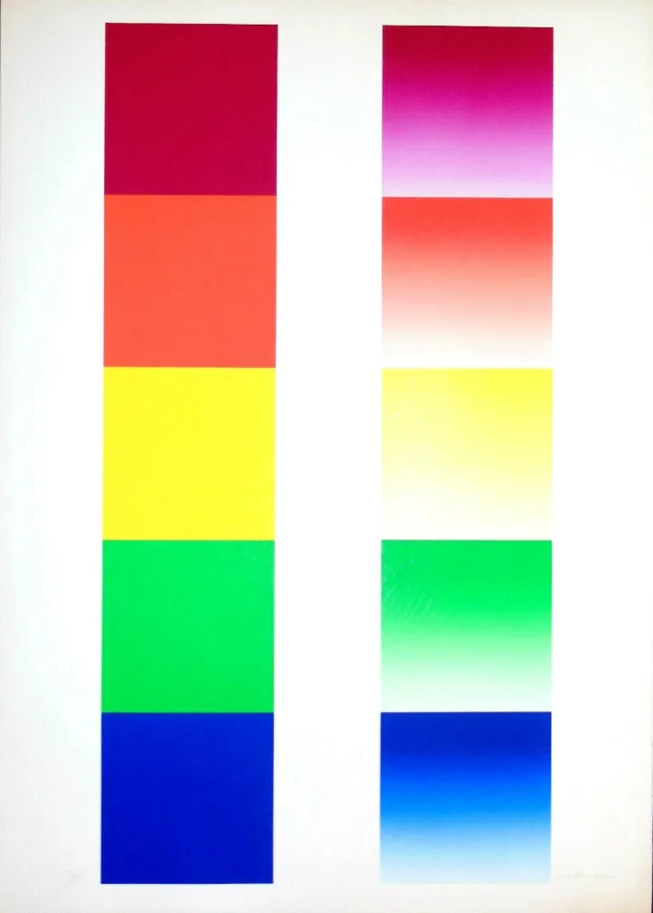 Сериграфия Alviani - Senza titolo