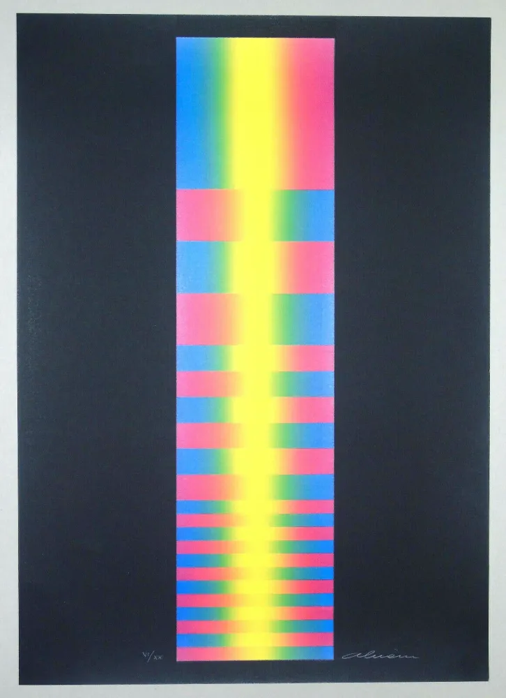 Литография Alviani - Untitled