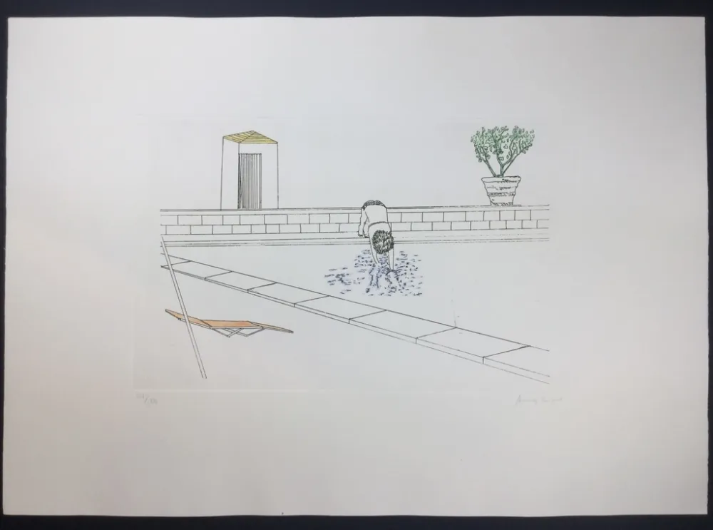 Офорт И Аквитанта Angeli - Untitled 