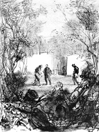 Литография Annigoni - Figure