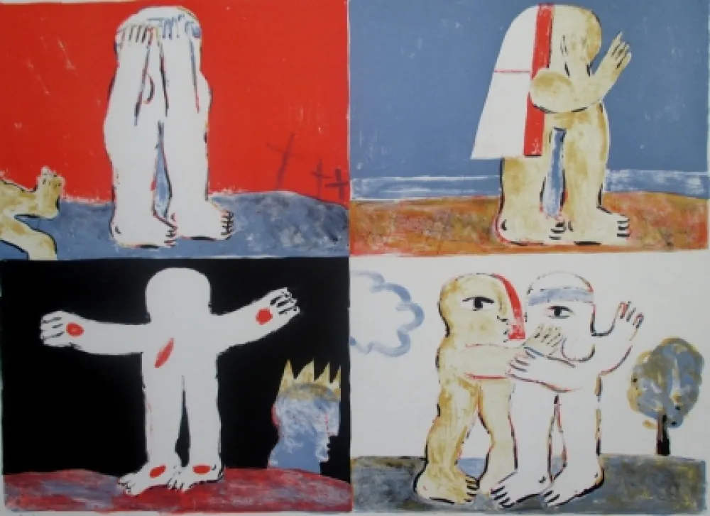 Литография Antes - Engel der Geschichte