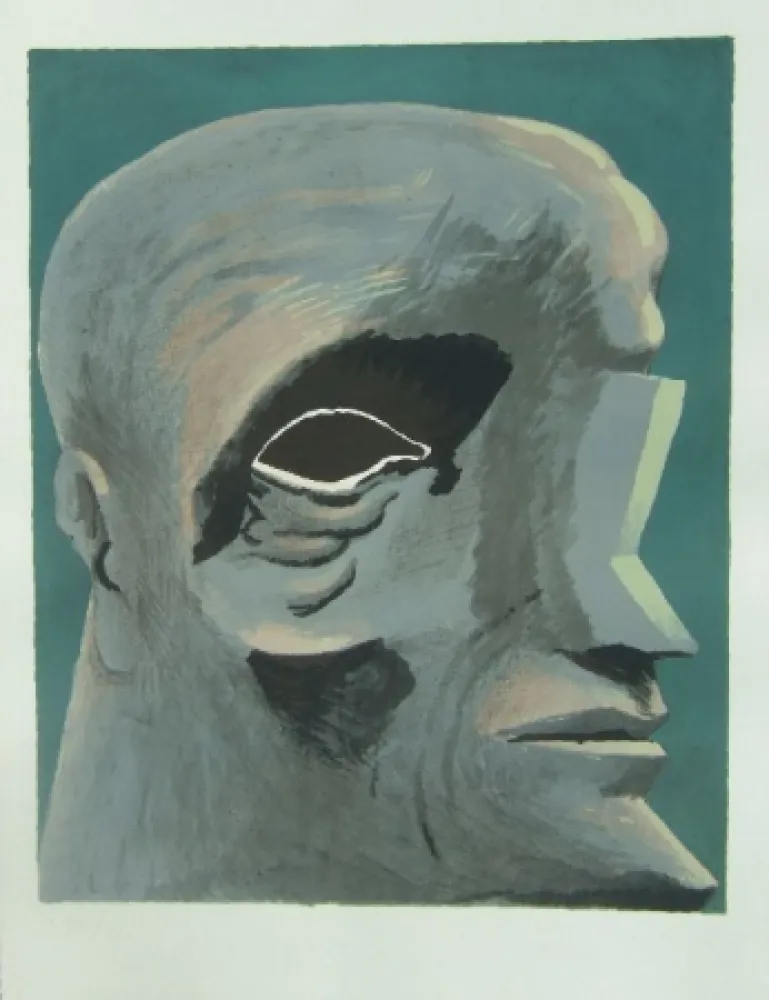 Литография Antes - Omaggio a Michelangelo