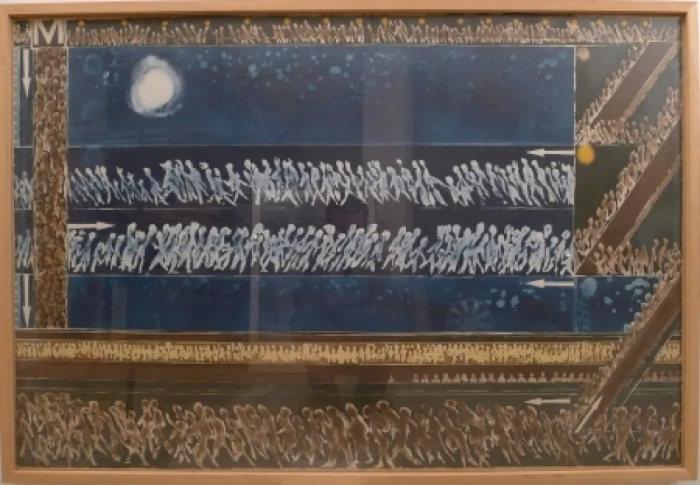 Офорт Antúnez - M-1