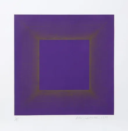 Акватинта Anuszkiewicz - Midnight Suite (Purple with Silver)