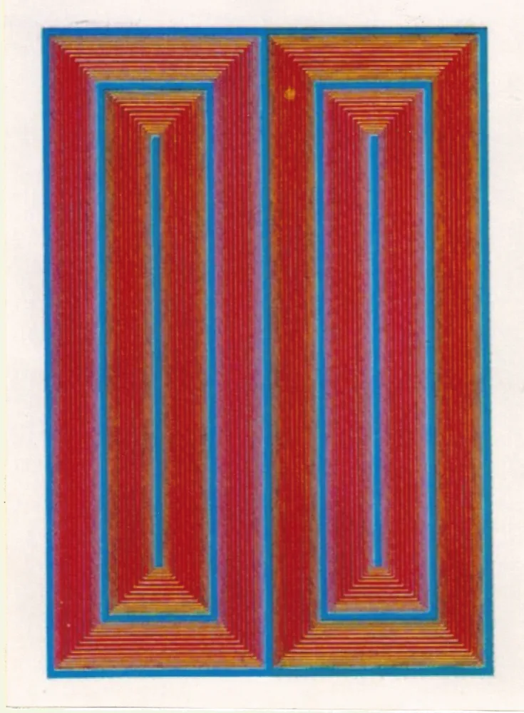 Сериграфия Anuszkiewicz - Untiltled