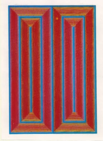 Сериграфия Anuszkiewicz - Untiltled