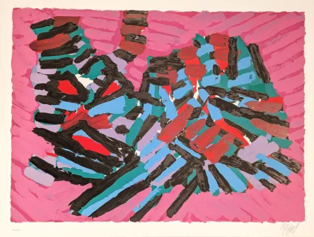 Литография Appel - About a Cat 