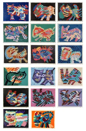 Литография Appel - Cats