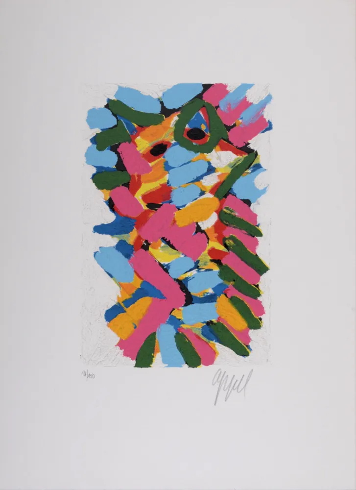 Сериграфия Appel - Composition, c. 1970 - Hand-signed & numbered
