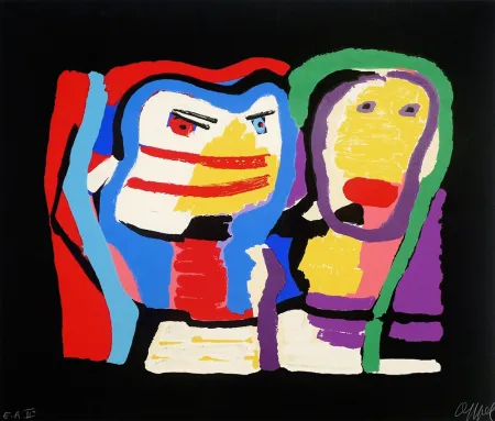 Сериграфия Appel - Deus Personnages