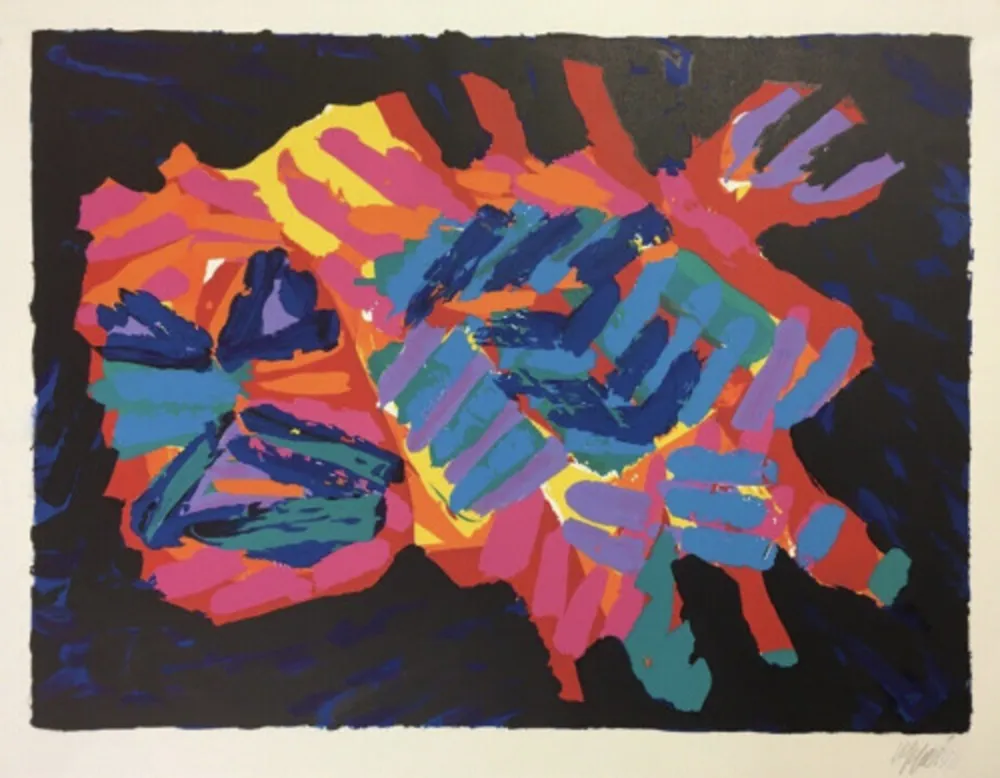 Литография Appel - Devil Cat