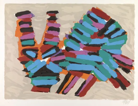 Литография Appel - Frightened Cat