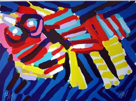 Литография Appel - Head like an animal