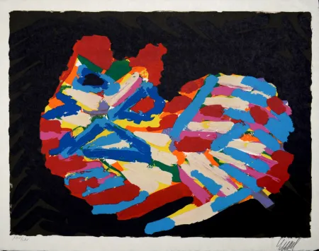 Литография Appel - House Cat, 1978 - Hand-signed!