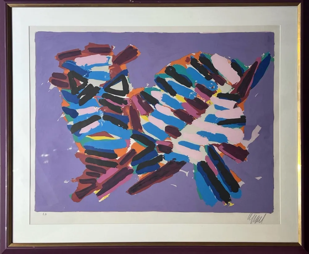 Литография Appel - Innocent cat 