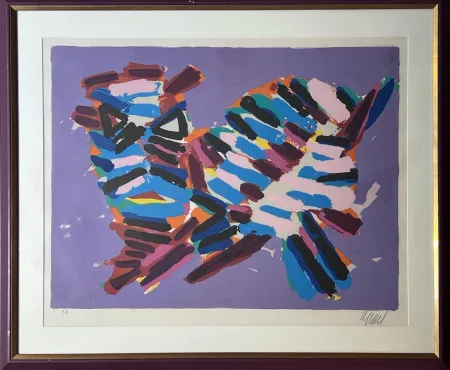 Литография Appel - Innocent cat 