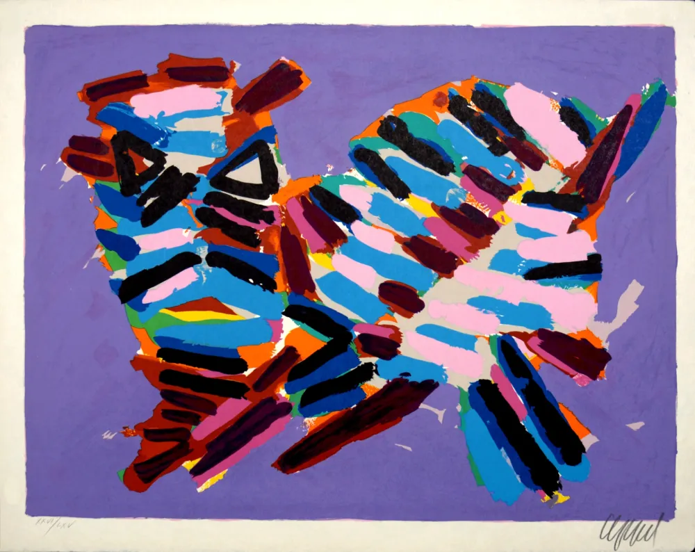 Литография Appel - Innocent Cat, 1978 - Hand-signed!