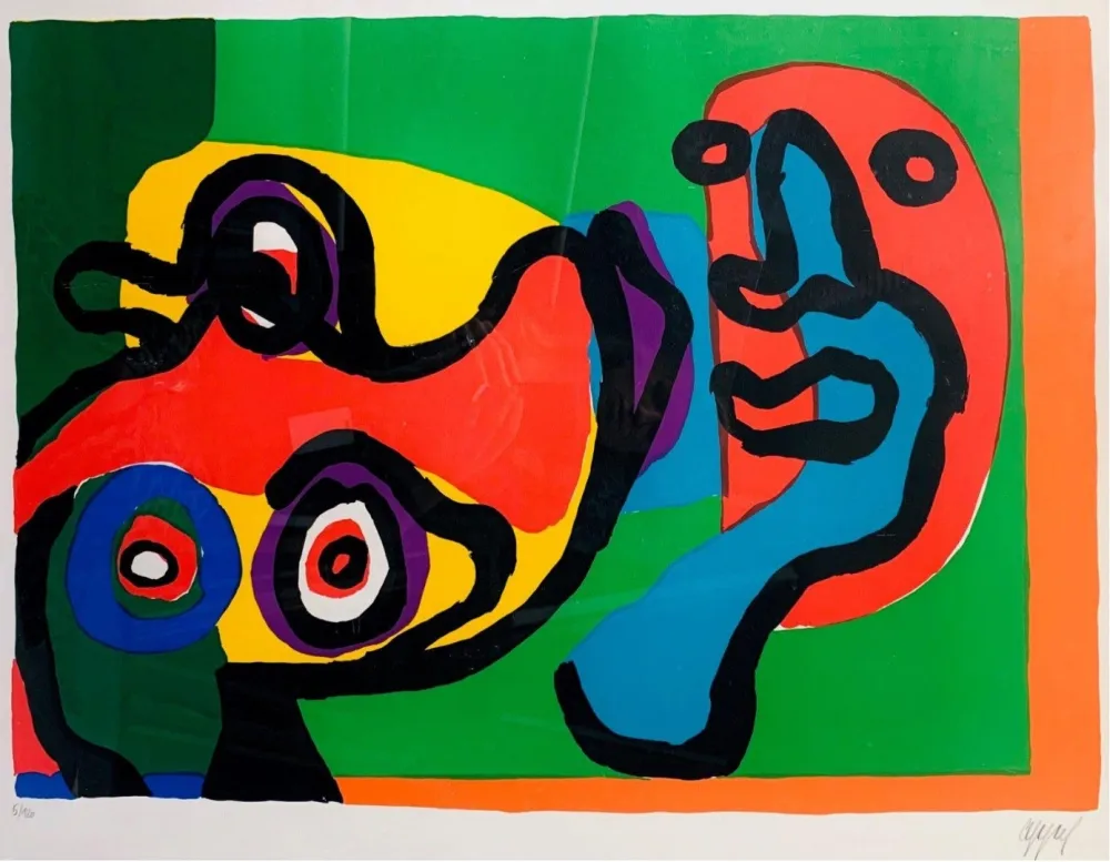 Литография Appel - Meeting in the Sun, ca.