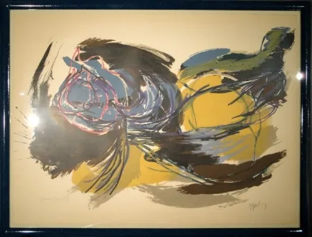 Литография Appel - Oiseau de l’aube