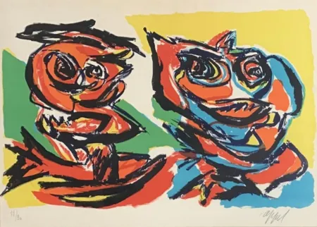 Литография Appel - Personnages, ca.