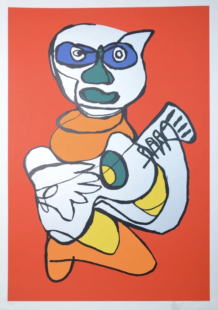 Многоэкземплярное Произведение Appel - Red cat singing hands