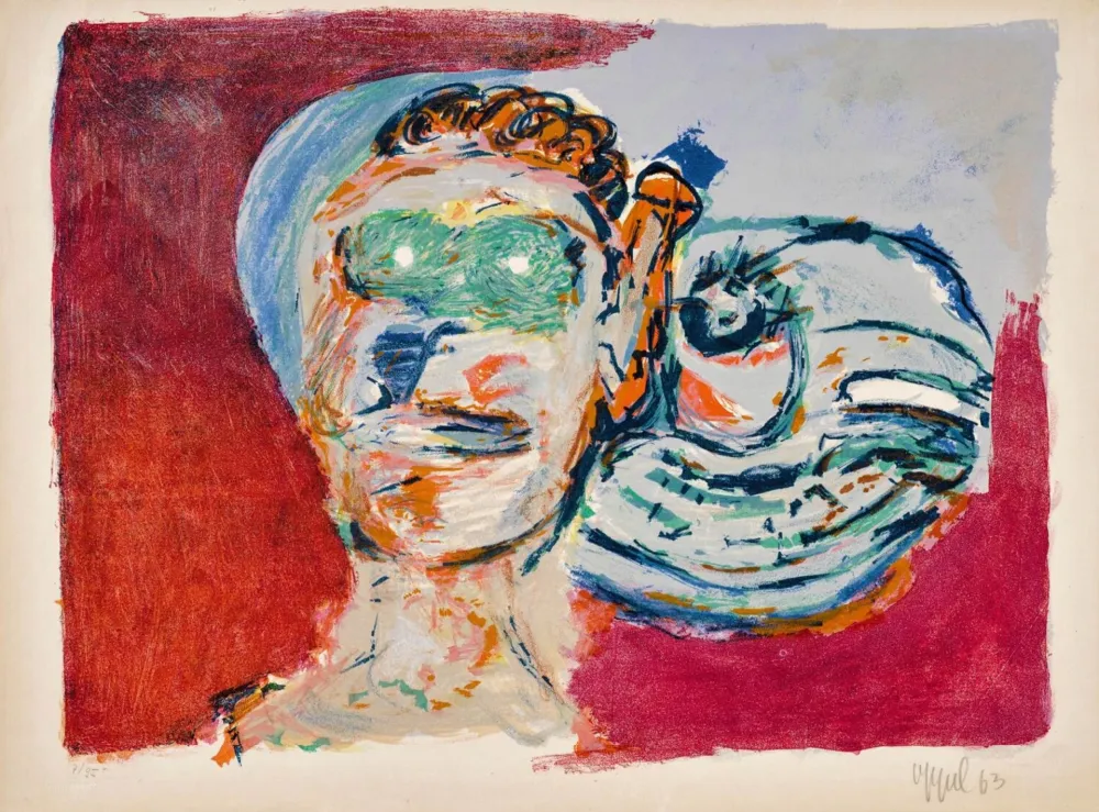 Литография Appel - Regard vers l'infini