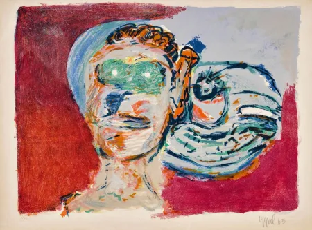 Литография Appel - Regard vers l'infini