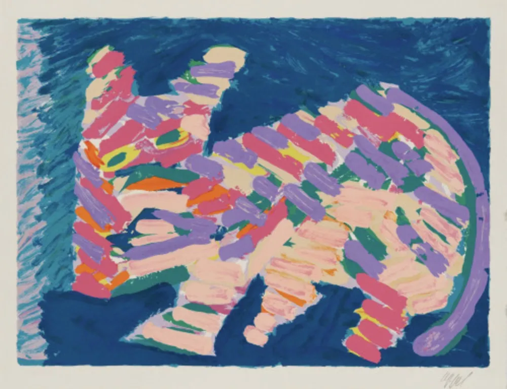 Литография Appel - Resting Cat